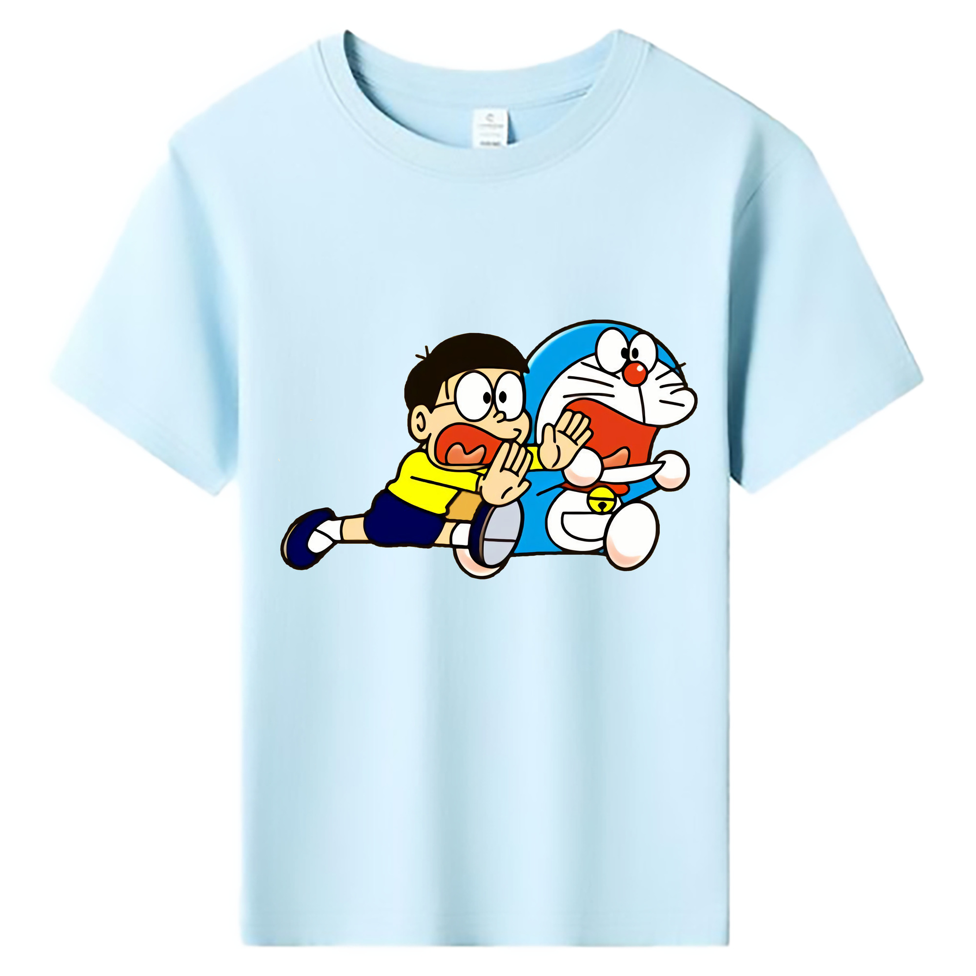 （画像用） ドラえもん Doraemon 綿100％キッズTシャツ（フロントプリント）